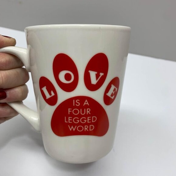 NEW Love is a Four Legged Word Mug - Picture 7 of 8
